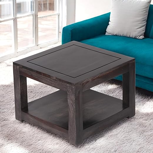 Ikiriya Sheesham Wood Tea Table Mahogany Finish