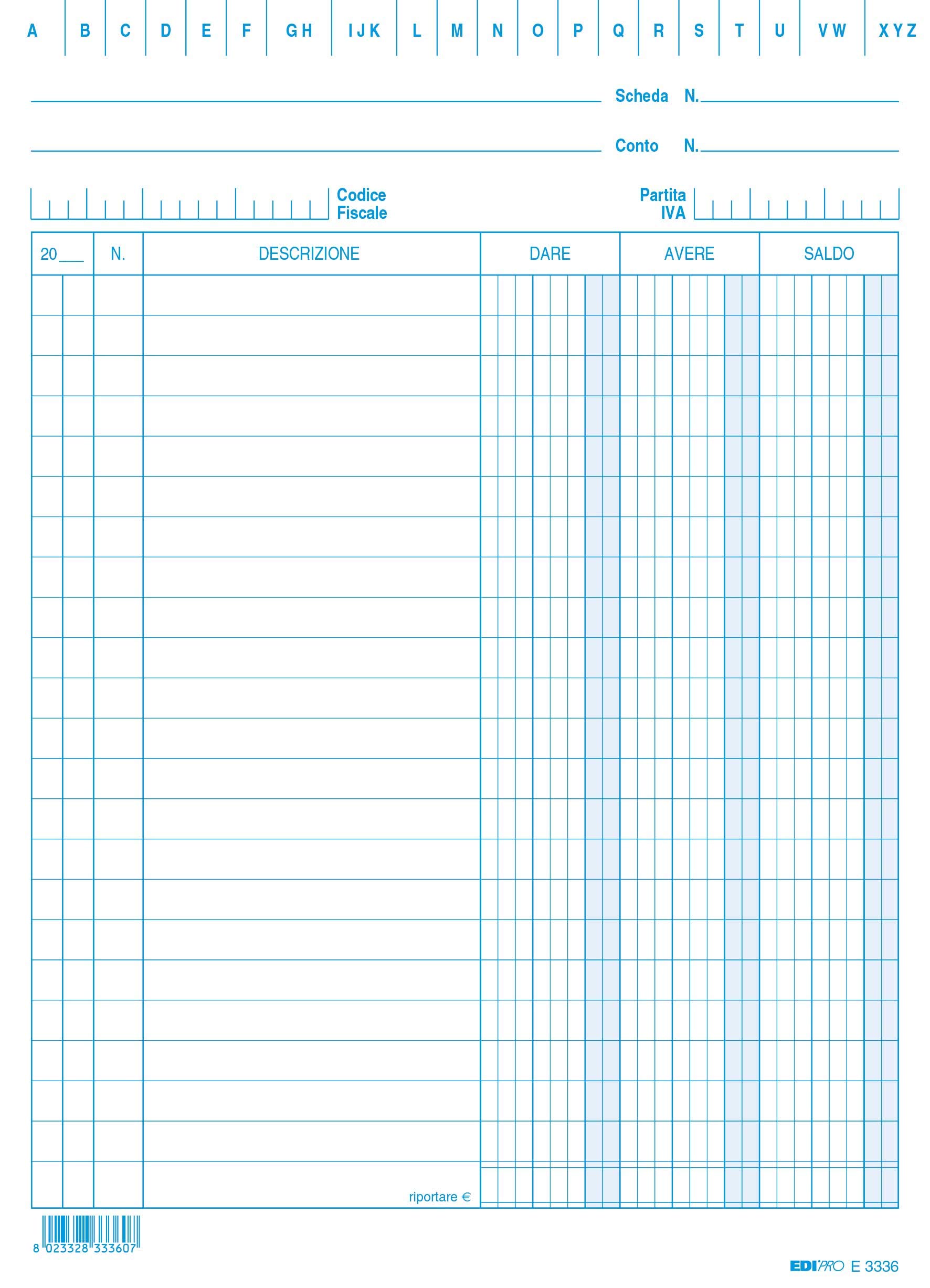 EDIPRO - E3336BL - 100 Cards give/Have/Balance Blue f.to 21x15