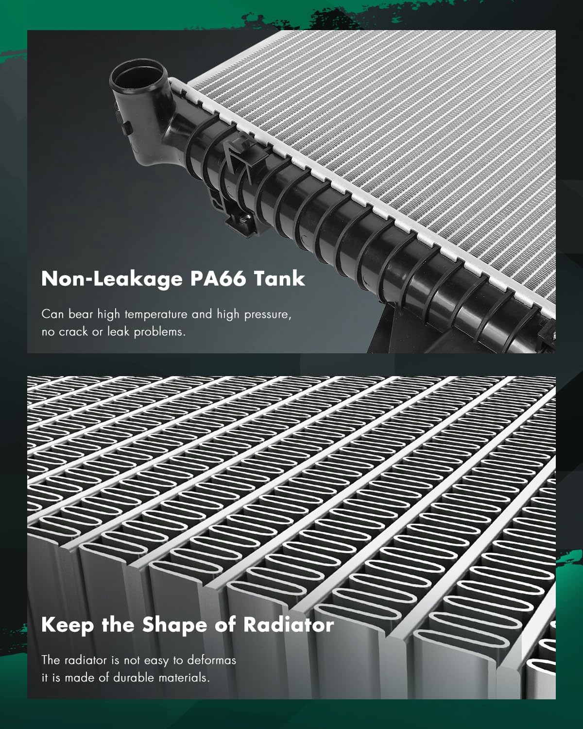 SCITOO Engine Coolant Radiator Fit for 2007 for Jeep for Liberty 3.7L Replace#2975