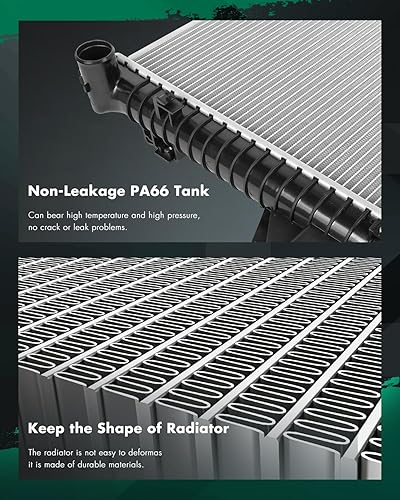 Vista 726 de SCITOO Reemplazo completo del radiador de aluminio para 1993-1998 para Toyota para T100 2.7L 3.0L 3.4L 2090 Radiador