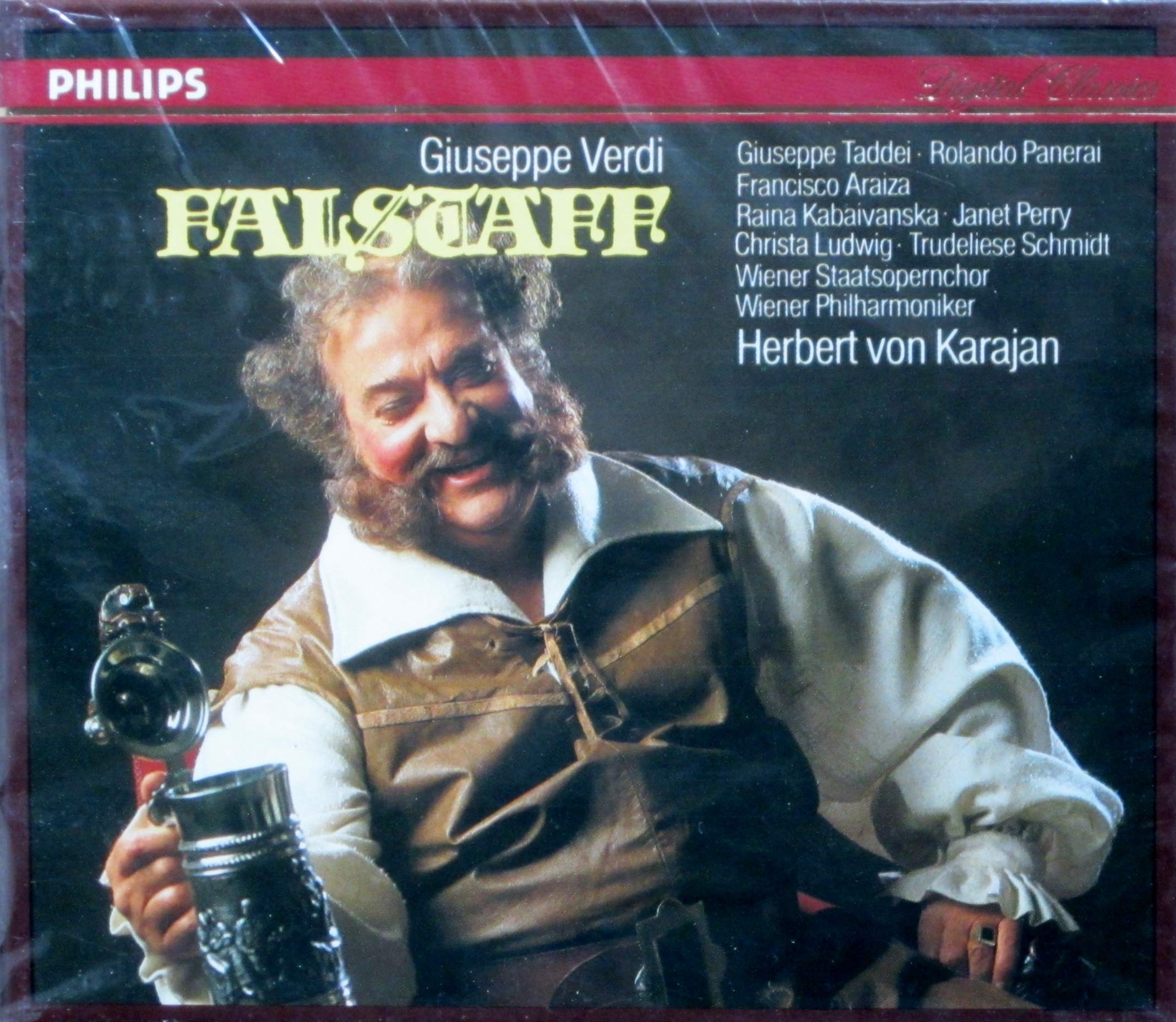 Falstaff [Audio CD] Verdi; Taddei; Araiza; Karajan and Vpo