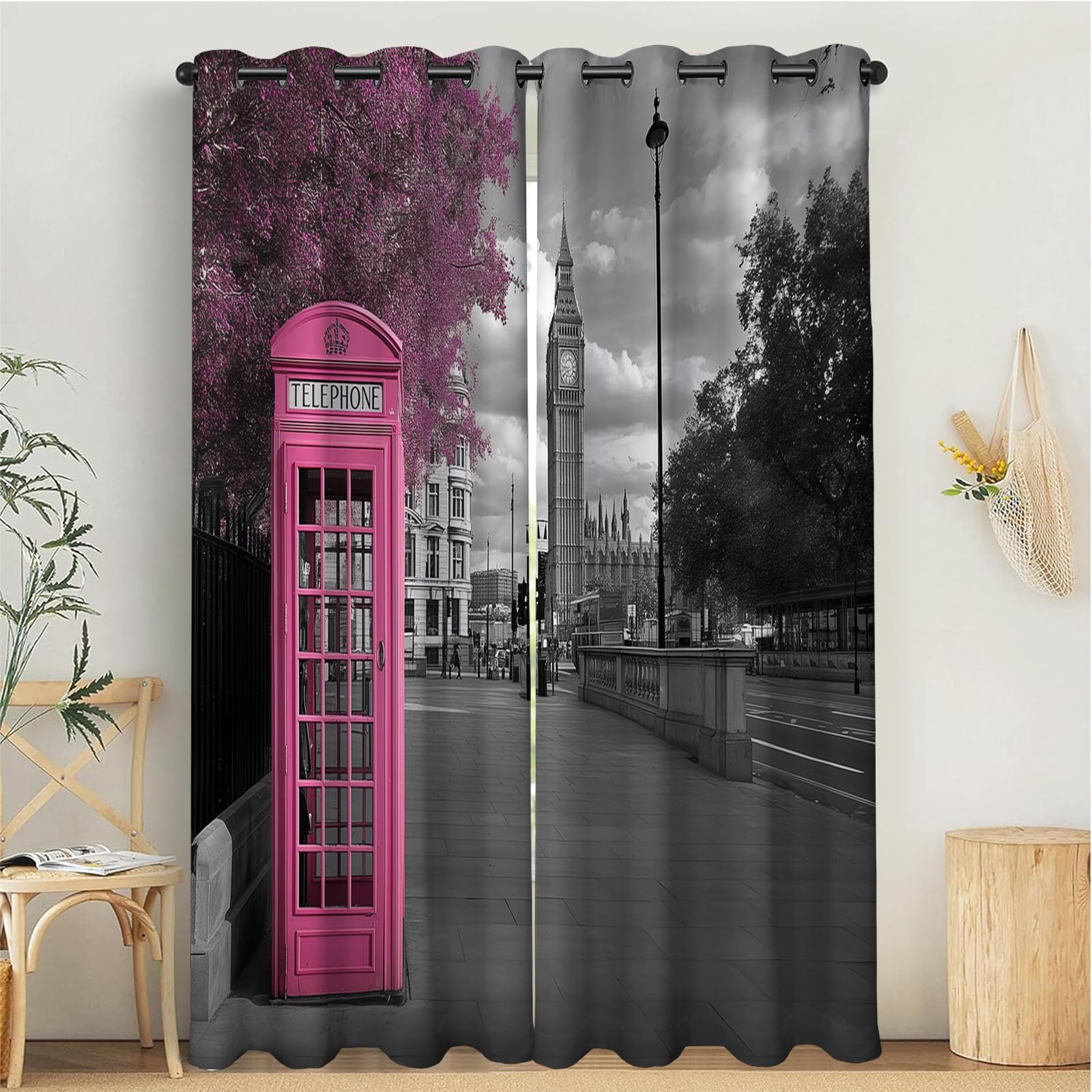 Rideaux isolants thermiques Big Ben 140x240 cm occultants pour salon