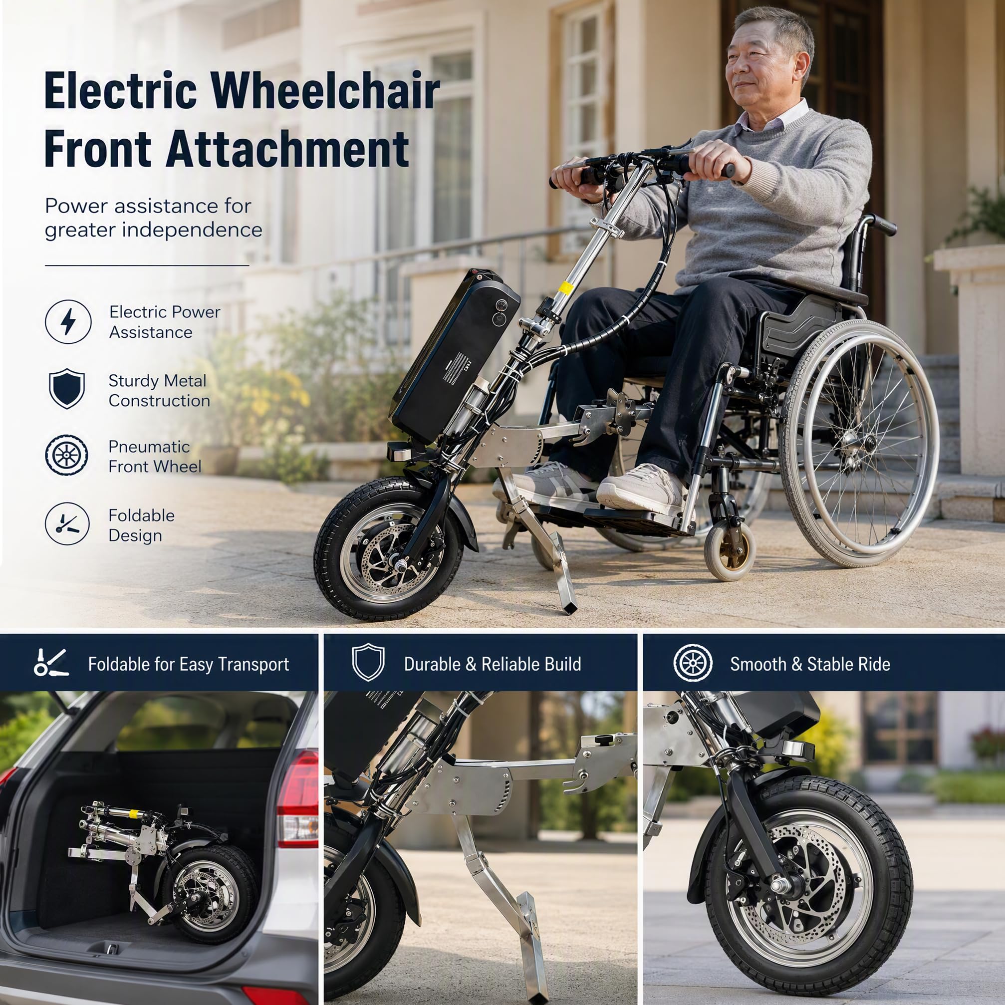 Motore Elettrico per Sedia a Rotelle da 500 W B