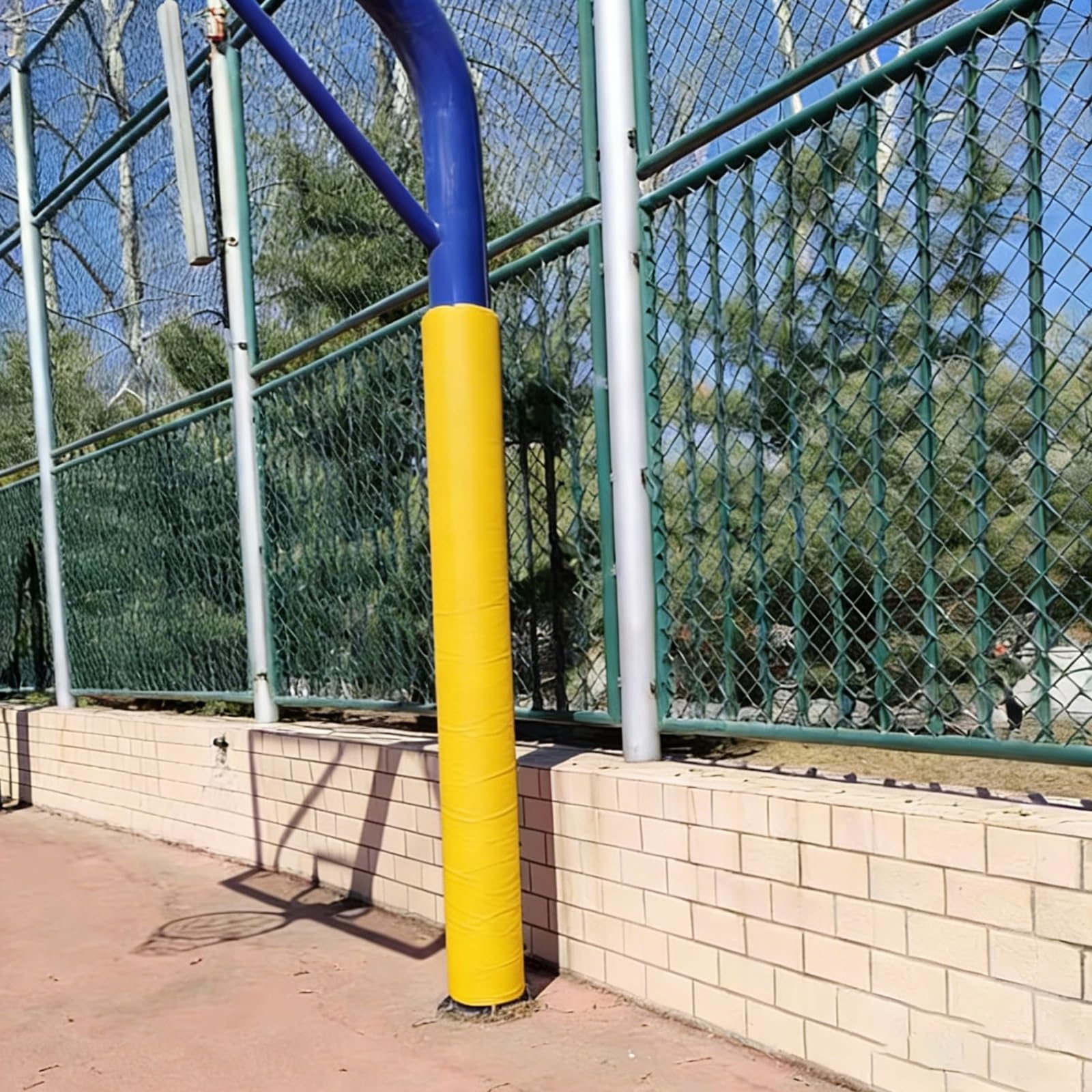 Housse protection poteau de basket haute résistance et filet de volley