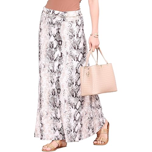 Popana Womens Long Maxi Skirt - Long Skirts for Women Trendy - Casual Convertible Sundress Plus Size Maxi Skirt