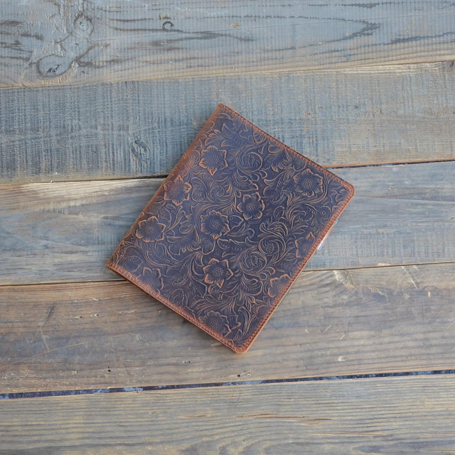 JJNUSA Genuine Leather Journal Notebook Cover Composition Notebooks 9.75" x 7.5", Gift For Student, Writing Diary for Writer
