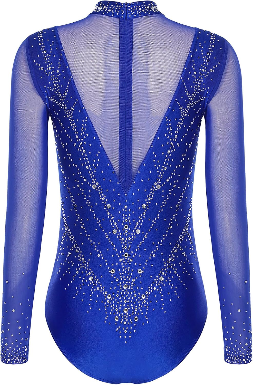 Women's Rhinestone Ballet Artistic Gymnastics Dance Leotard Dance Unitard Training Jumpsuit