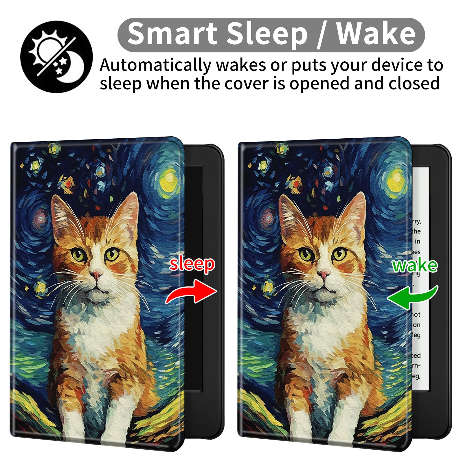 Aazon.co: Case For 6" Kindle Paperwhite 10th Generation 2018 PU - View #8