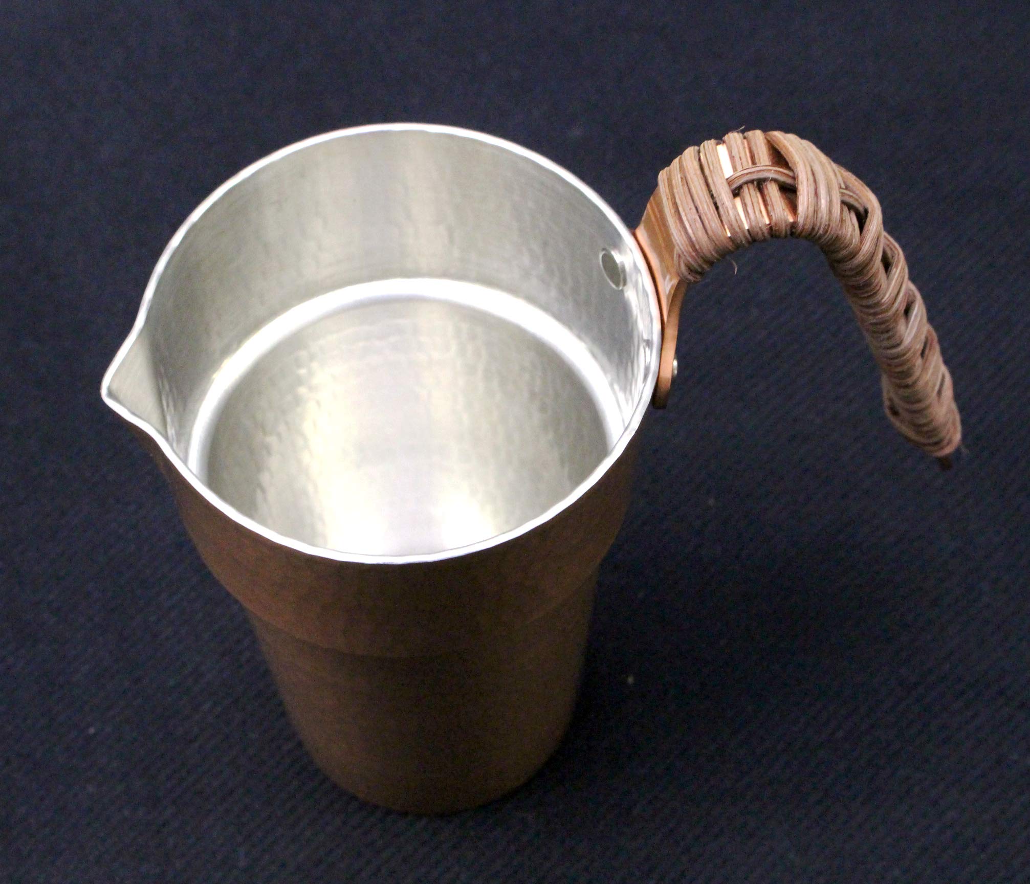 Amazon.co.jp: 新光堂 日本製 純銅 チロリ(酒たんぽ)1合用 手打ち  