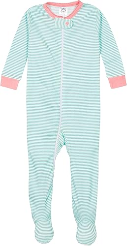 Miniatura 5 de Gerber Pijama con pies para bebés y niñas, paquete de 4