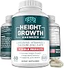 Height Growth Maximizer, Calcium, Vitamin D3 and Zinc Blend Pills, Bone Growth Supplement for Kids and Teens, Bone Strength, Density Support, GMO-Free, Gluten-Free, Made in USA, 60 Caps