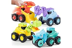 Dinosaur Cars for Toddlers 1-3: JOYIN Dinosaur Truck Toys