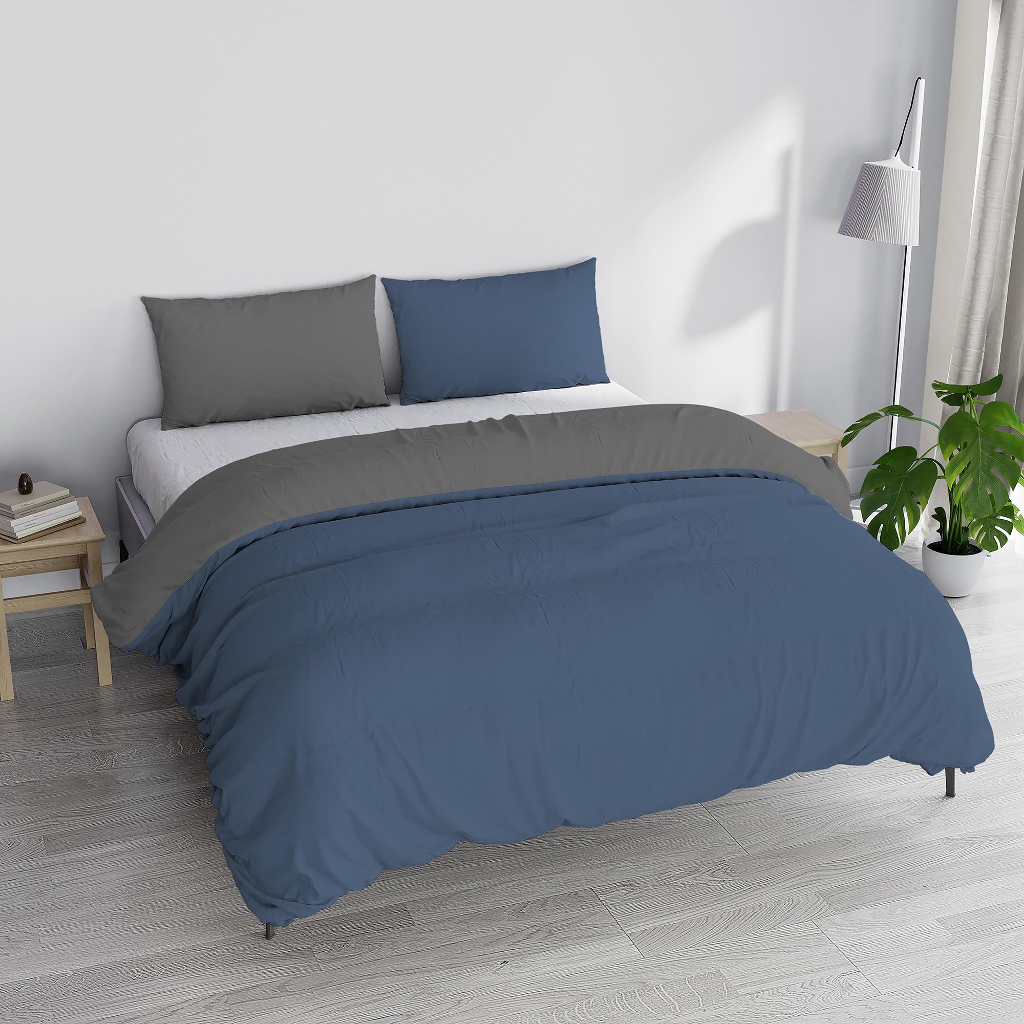 Funda nórdica doble reversible para solucionar la decoración del dormitorio