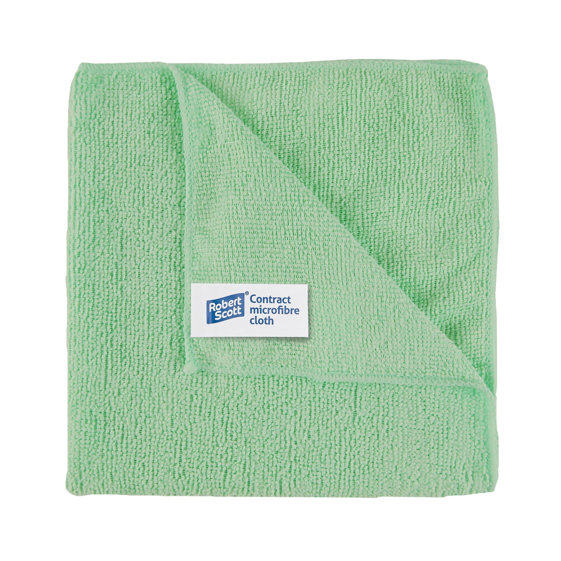 Parkers Foodservice Robert Scott - GREEN - Microfibre Cloth - 10 x 40cm x 40cm (3)