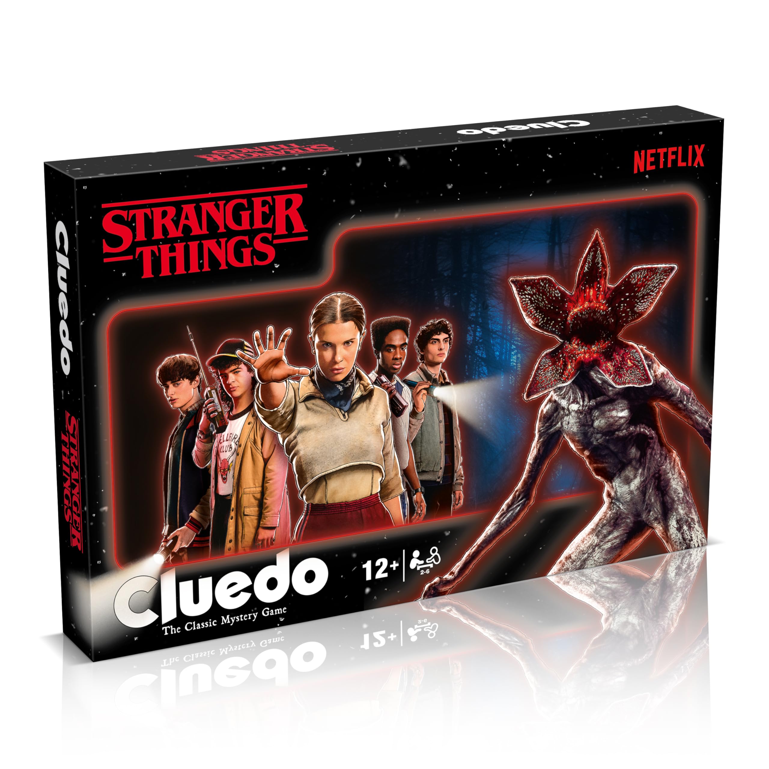 Winning Moves Stranger Things Cluedo Mystery Board Game perfect for 2–6 players and makes a great gift for fans aged 12 and up