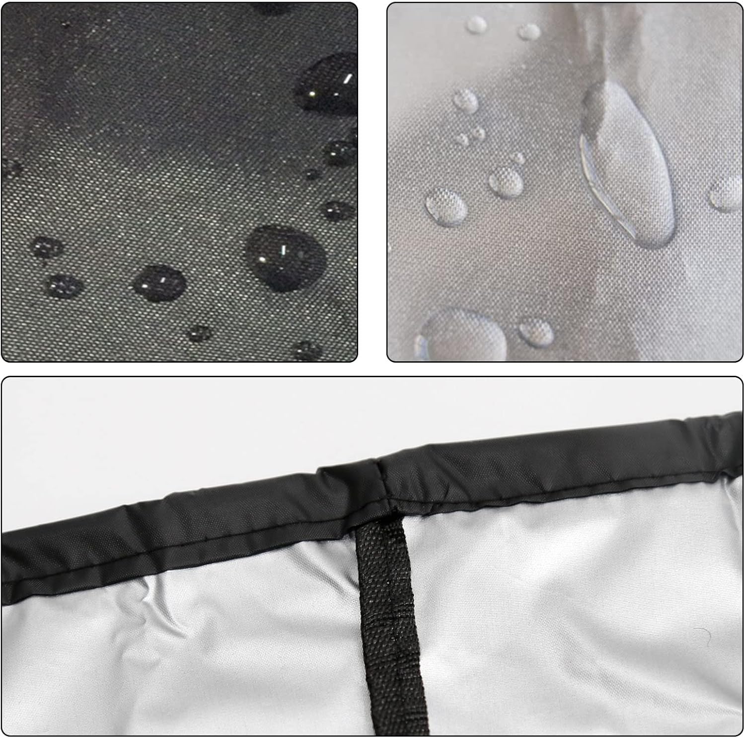 Patio Bench Cover,Furniture Bench Cover,Waterproof Windproof Oxford Fabric Bench Cover for Furniture (Black) - Image 5