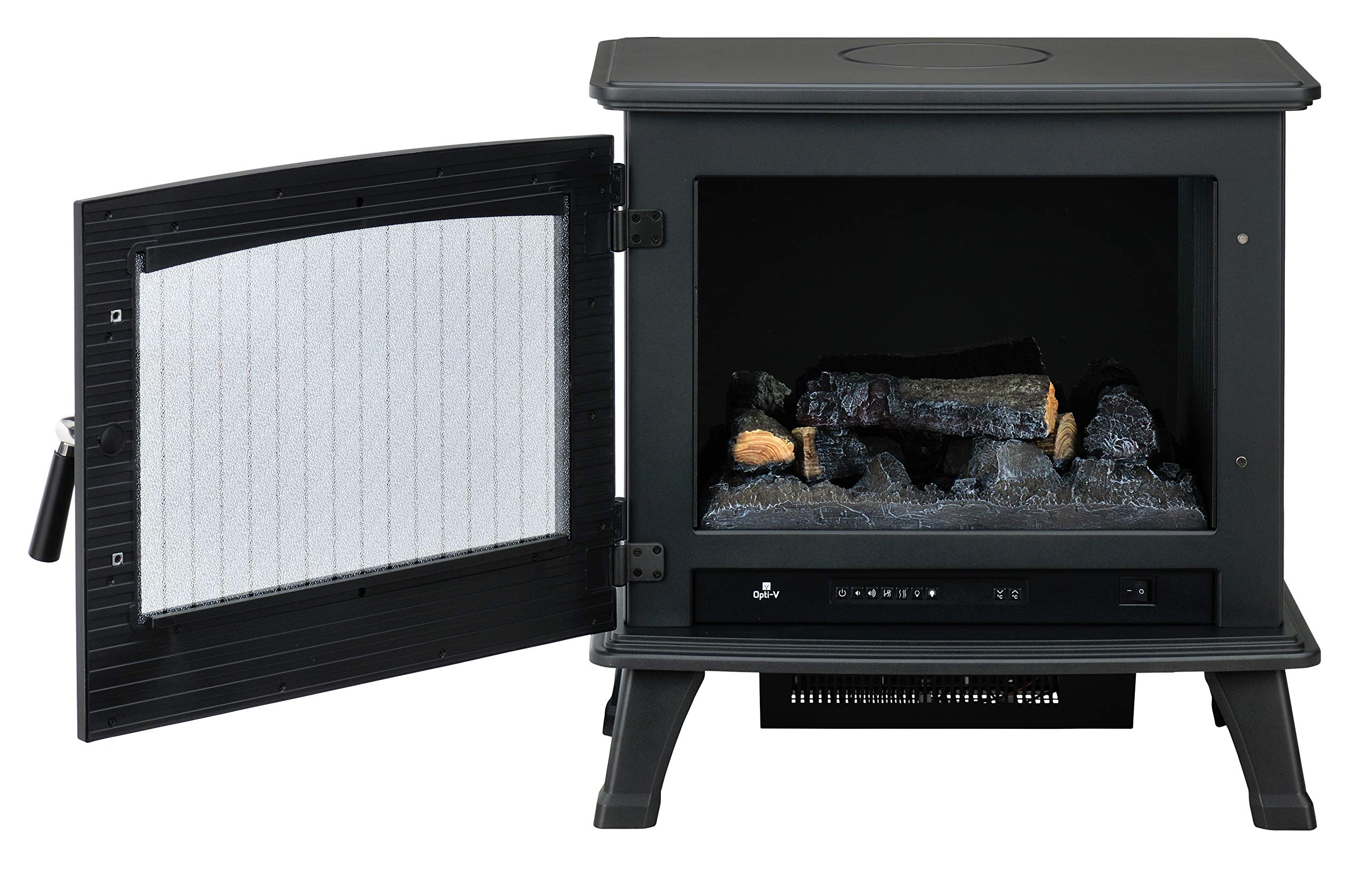 DIMPLEX - Electric Fireplace Sunningdale - Opti-V Flame Effect - Sound  Effect - Includes Remote Control - Black : Amazon.de: Home u0026 Kitchen
