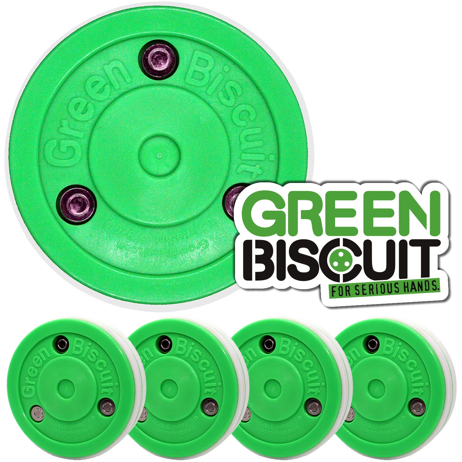 Green Biscuit Pro Lot de 4, Vert