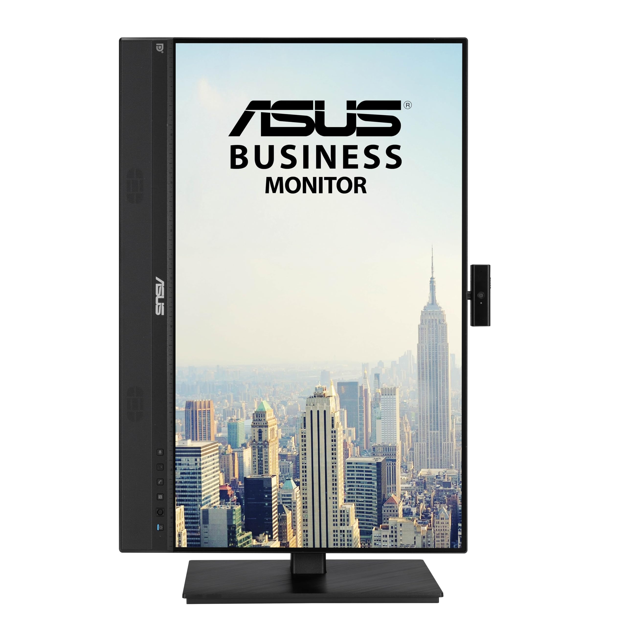 ASUS BE24ECSNK, Monitor 23.8”, FullHD(1920x1080), IPS, Frameless, Webcam FullHD Integrata, Microfono Ai Noise Canceling, USB-C, Speaker Integrati, Design Ergonomico, Eye Care, Riduzione Luce Blu, Nero