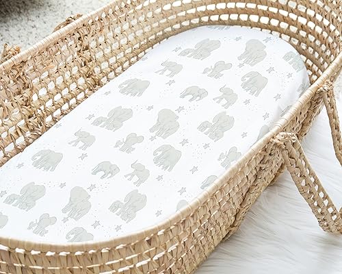 Miniatura 202 de Funda para cambiador de bebé, paquete de 2 unidades para niños, niñas (aeroplanos y nubes de acuarela), sábanas bajeras de primera calidad, funda