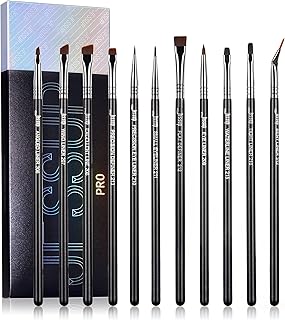 Juego de brochas delineador de ojos Jessup, b...