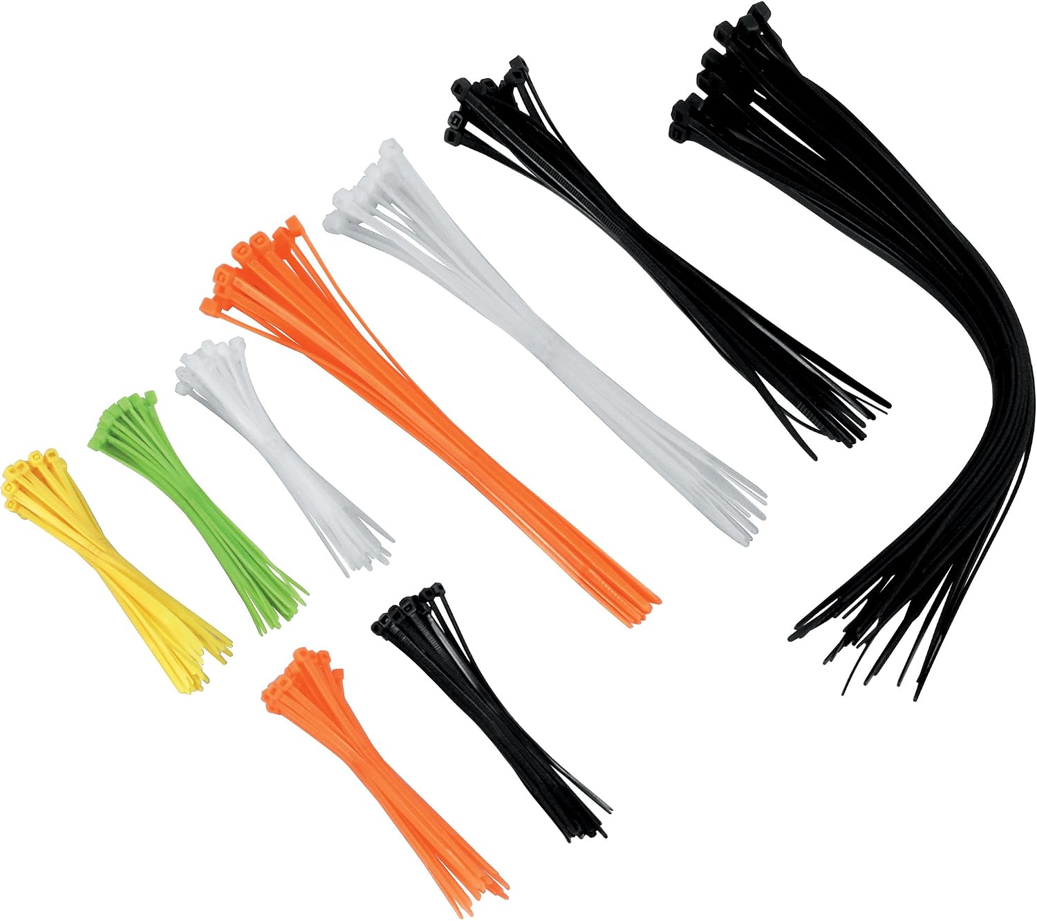 TEKTON 6235 Assorted Cable Ties, 200-Piece