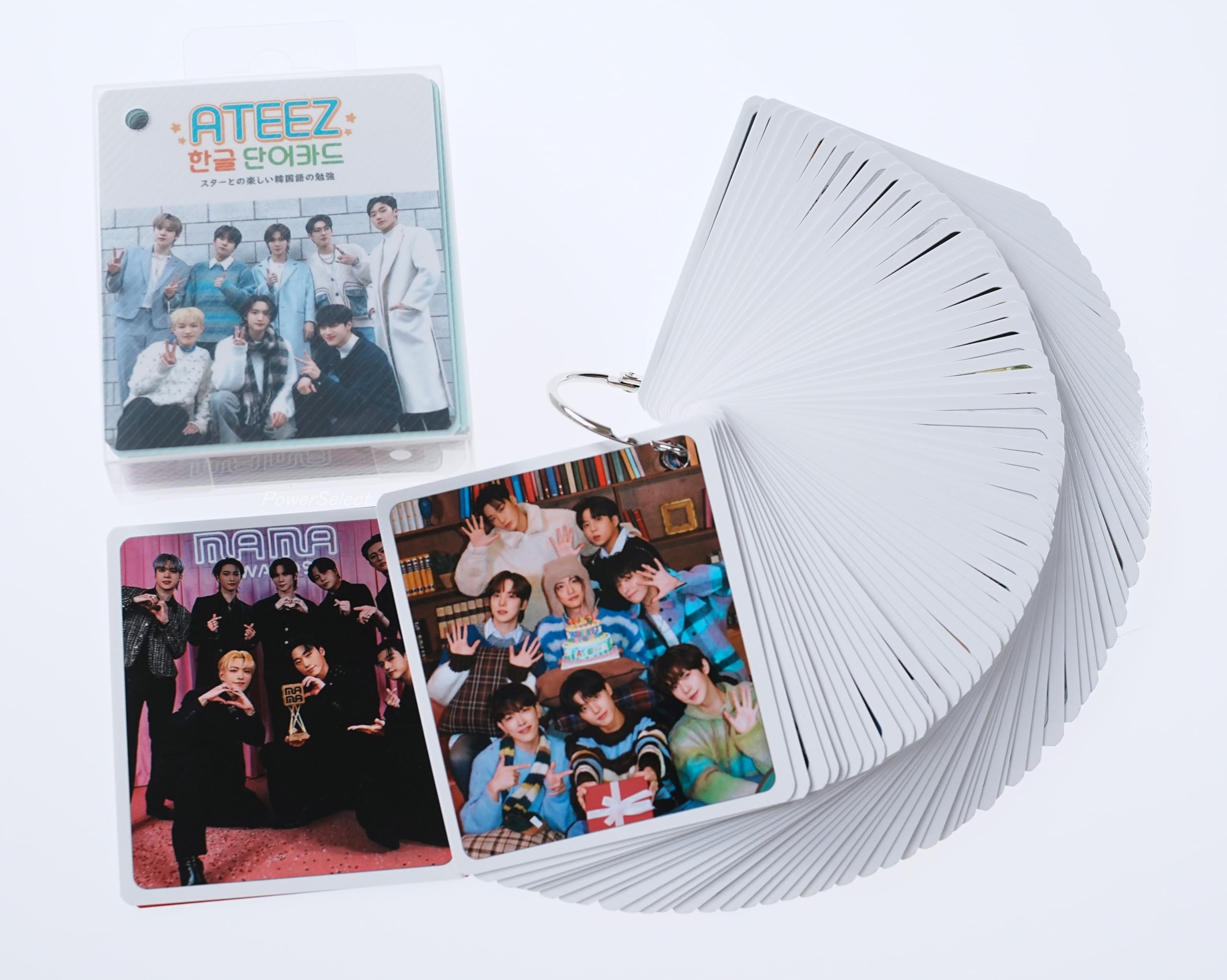 韓国語 発音練習カード 360枚セット Amazon | ATEEZ エーティーズ グッズ 韓国語 単語 カード 63枚入 +