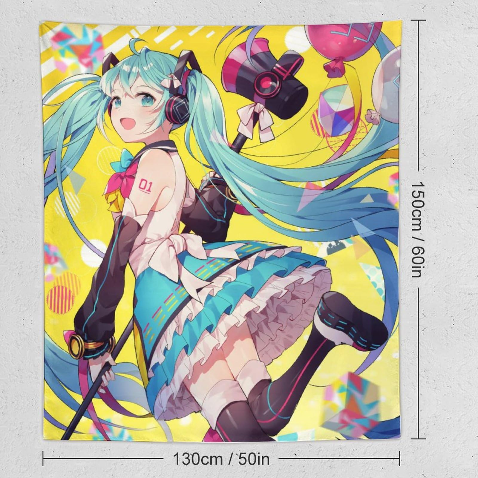 Amazon.co.jp: 初音ミク タペストリー ポスターインテリア 壁掛け用