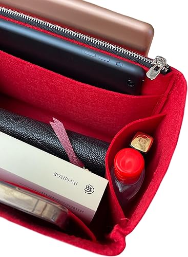 Miniatura 8 de Purse Organizer for Grand Palais Lv Bag Insert, LV Palais Petit Organizer, Grand Palais Organizer, Handmade 2mm Premium Felt Snug Sturdy Gold Zipper