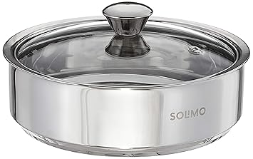 Amazon Brand - Solimo STAINLESS STEEL INSULATED SOLID ROTI SERVER, 1.1 L, SILVER