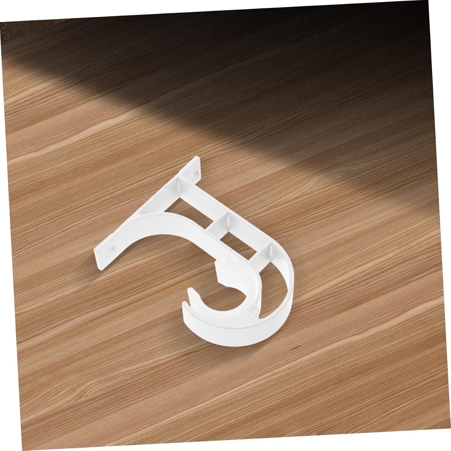 4Pcs Heavy Duty Ceiling Mount Curtain Rod Brackets Rod Holder for Secure Support Home Office Windows