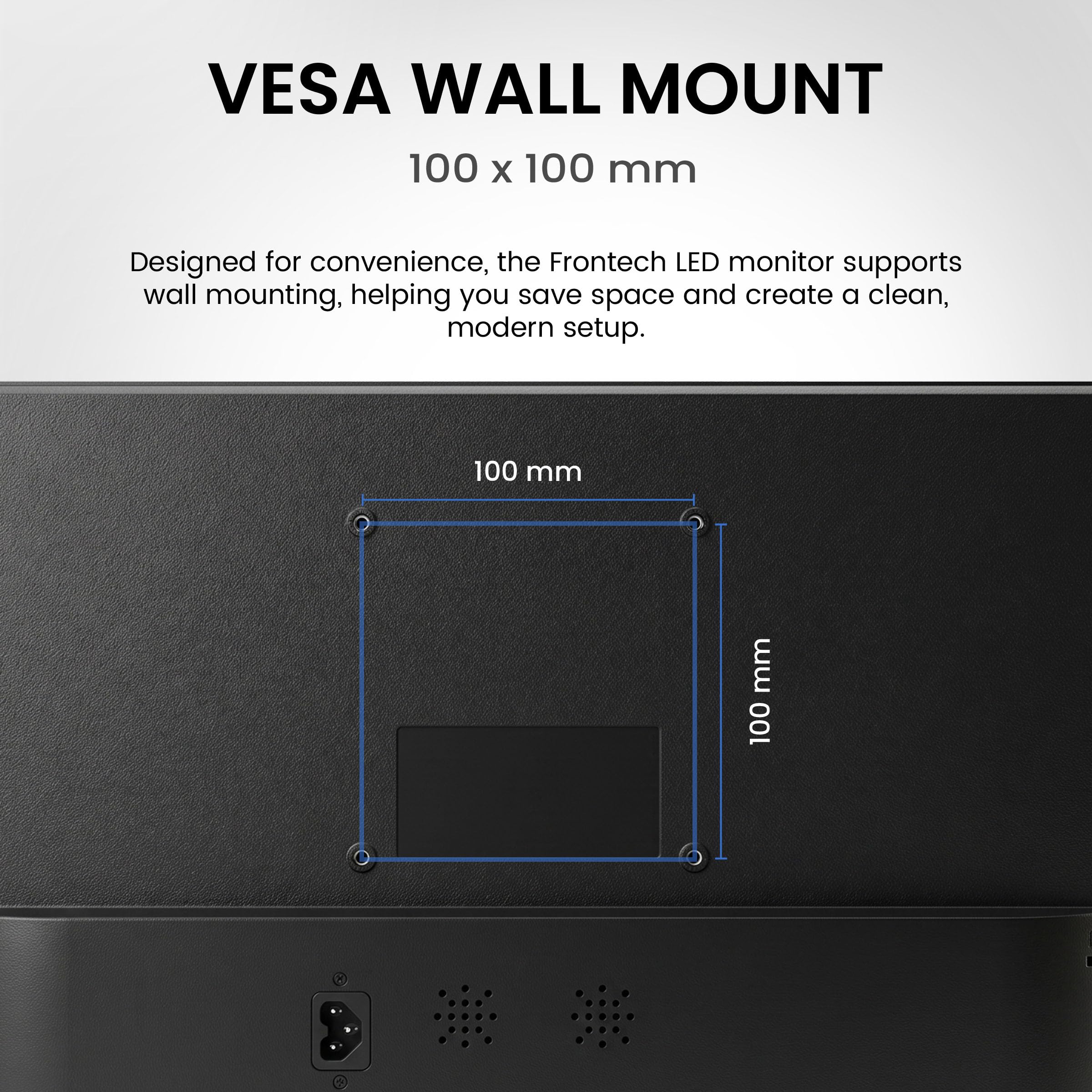 FRONTECH 15.4 Inch HD LED Monitor, Refresh Rate 60 Hz,1280 x 800 Pixels, Wall Mountable Slim Stylish Design with 16.7M Colors, HDMI & VGA Ports, Built-in Power Supply (MON-0068,Black) — Amazon image 7