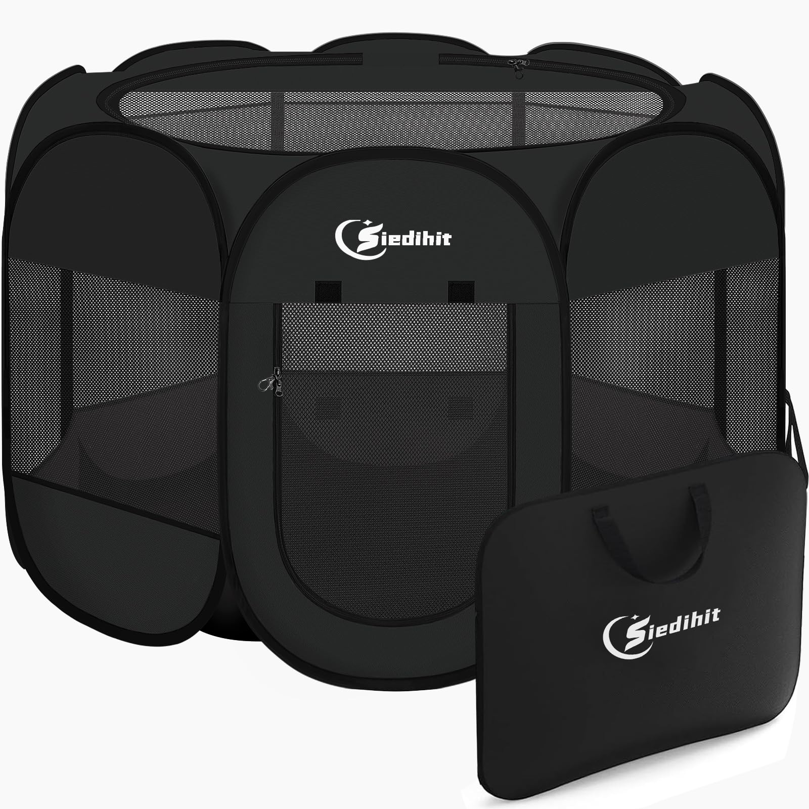 Siedihit Dog Playpen Tent Crate Cage Indoor Outdoor Extra Large