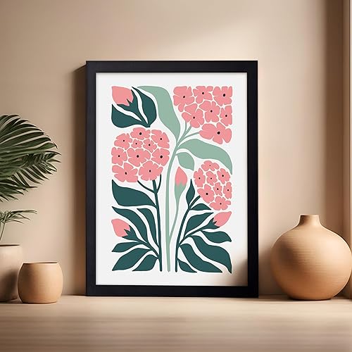 Miniatura 5 de Monem Art Pink Flower Poster - Retro Floral Print - Spring Art - Pastel Color Art - Modern Flowers Art - Groovy Abstract Art - Chic Boho Art -