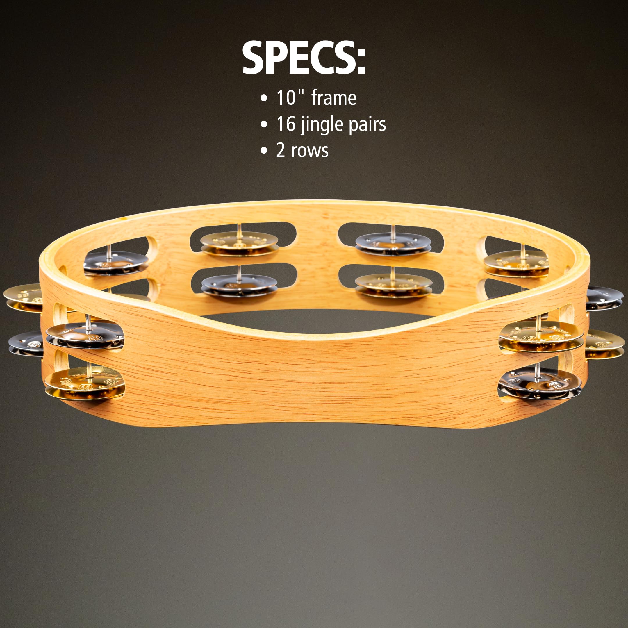 Amazon.com: Meinl Percussion Tambourine with Nickel Plated Steel