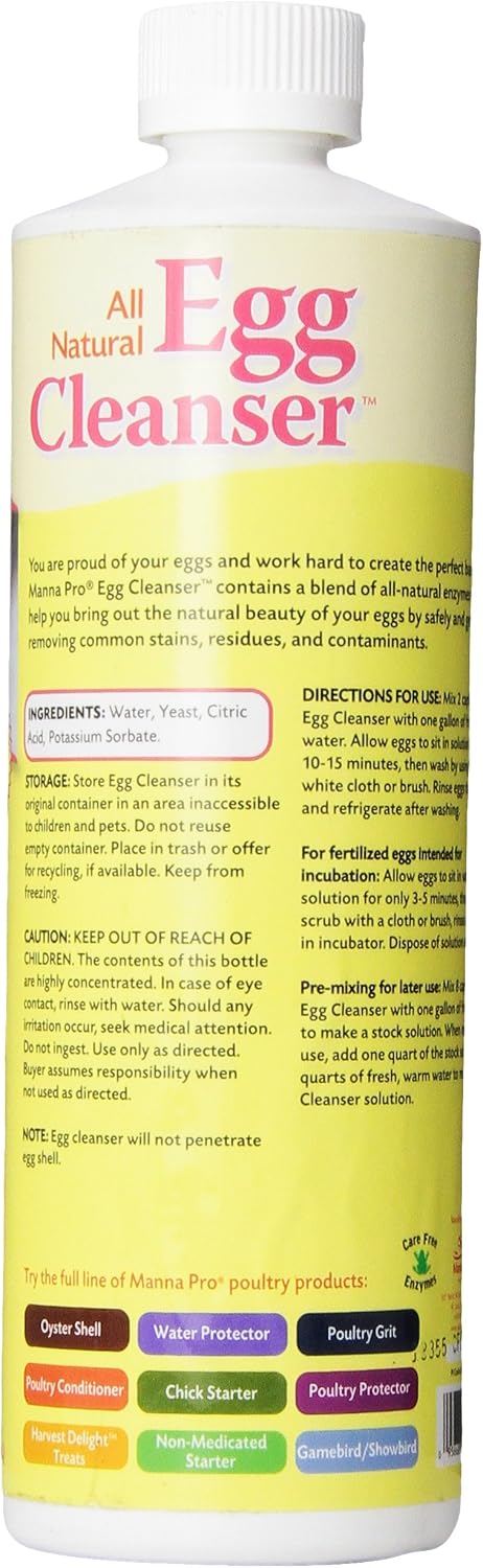 Manna Pro-Farm 667743 Egg Cleanser, 16 oz