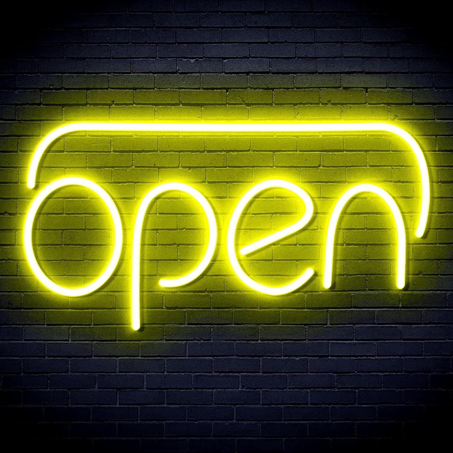 ADVPRO Open Flex Silicone LED Neon Sign - Yellow - st16s43-fnu0244-y
