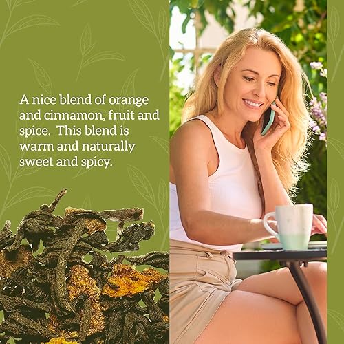 Miniatura 4 de Nelson's Tea - Especias de naranja y canela - Té negro de hojas sueltas - Té negro, cáscara de naranja, canela y clavo de olor - 2 oz.