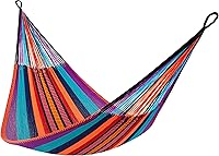 Vista 24 de Yellow Leaf Hammocks - Hamaca tejida a mano de tamaño doble, con capacidad para 1 a 2 personas, 400 libras máximo, resistente a la intemperie