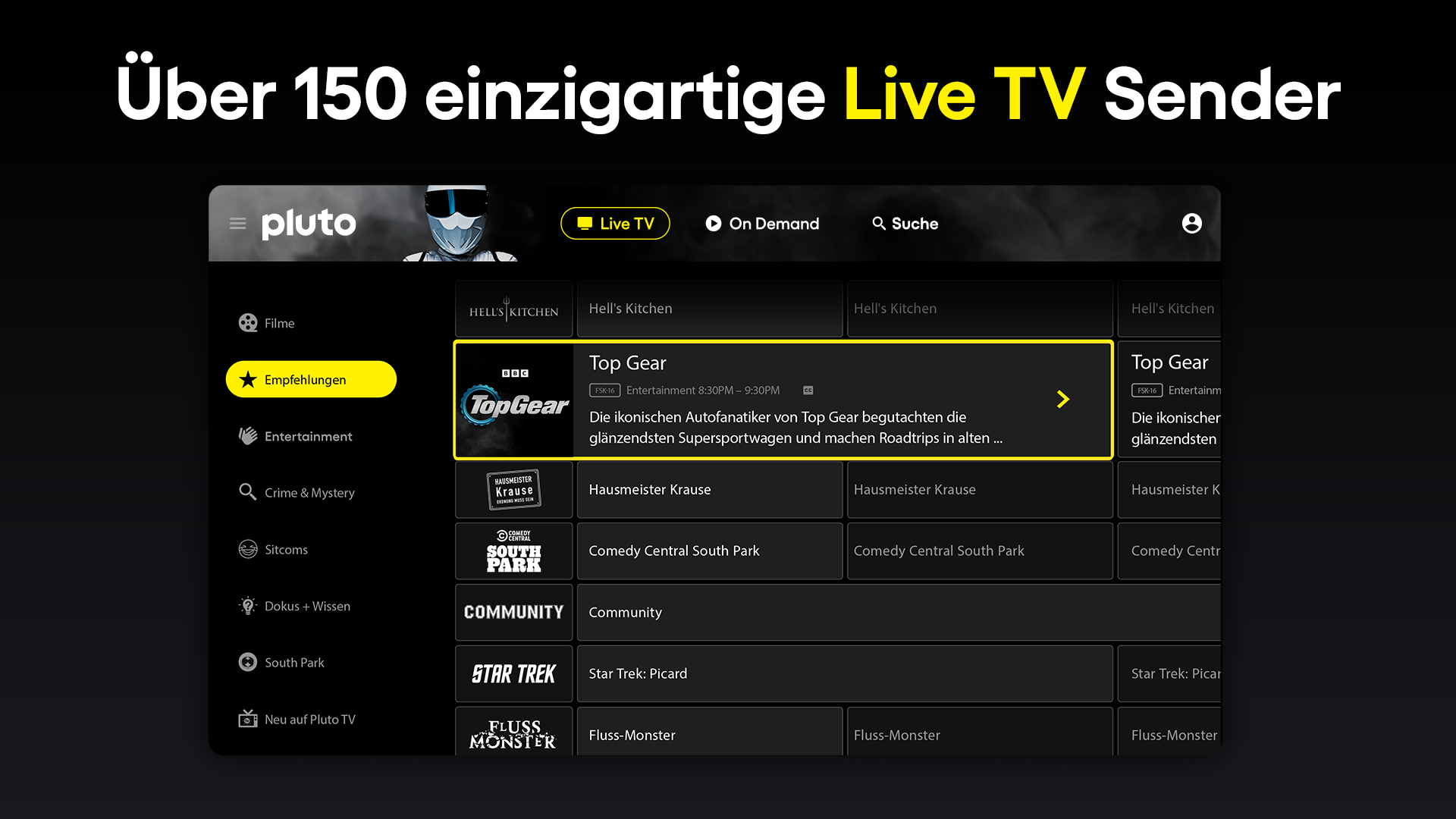 Pluto TV - Filme & serie kostenlos streamen:Amazon.de:Appstore for Android