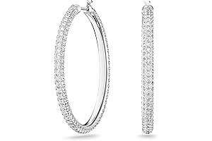 White Gold Hoop Earrings for Women: Elevate Your Style with Shimmering Elegance