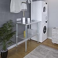 Vista 522 de Mesa de trabajo de acero inoxidable, mesa de metal