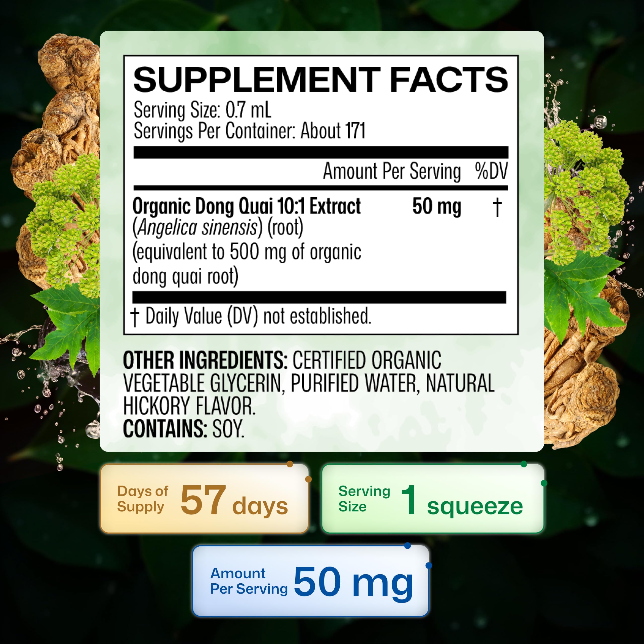 USDA Organic Dong Quai Menopause Supplements for Women* - 4 Fl.Oz — Amazon image 5