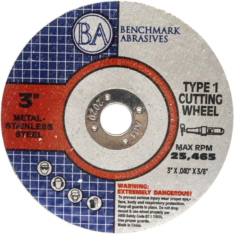 Chеареѕt 🛒 Benchmark Abrasives 3 x .040 x 3/8 Thin Metal Cutting Wheels - 25 Pack