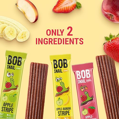 Miniatura 12 de Paquete variado de aperitivos saludables para adultos y niños, 30 tiras de frutas sin gluten con fresa, pera y piña y manzana, bocadillos de frutas