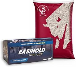 Easihold Resin Bound Gravel Kit 1m2 UV Stable Resin & Stones for Patios & Walkways 100% Water Permeable, Long-Lasting & UV-Resistant Stone Carpet Binding Polyurethane Resin (Ivory)