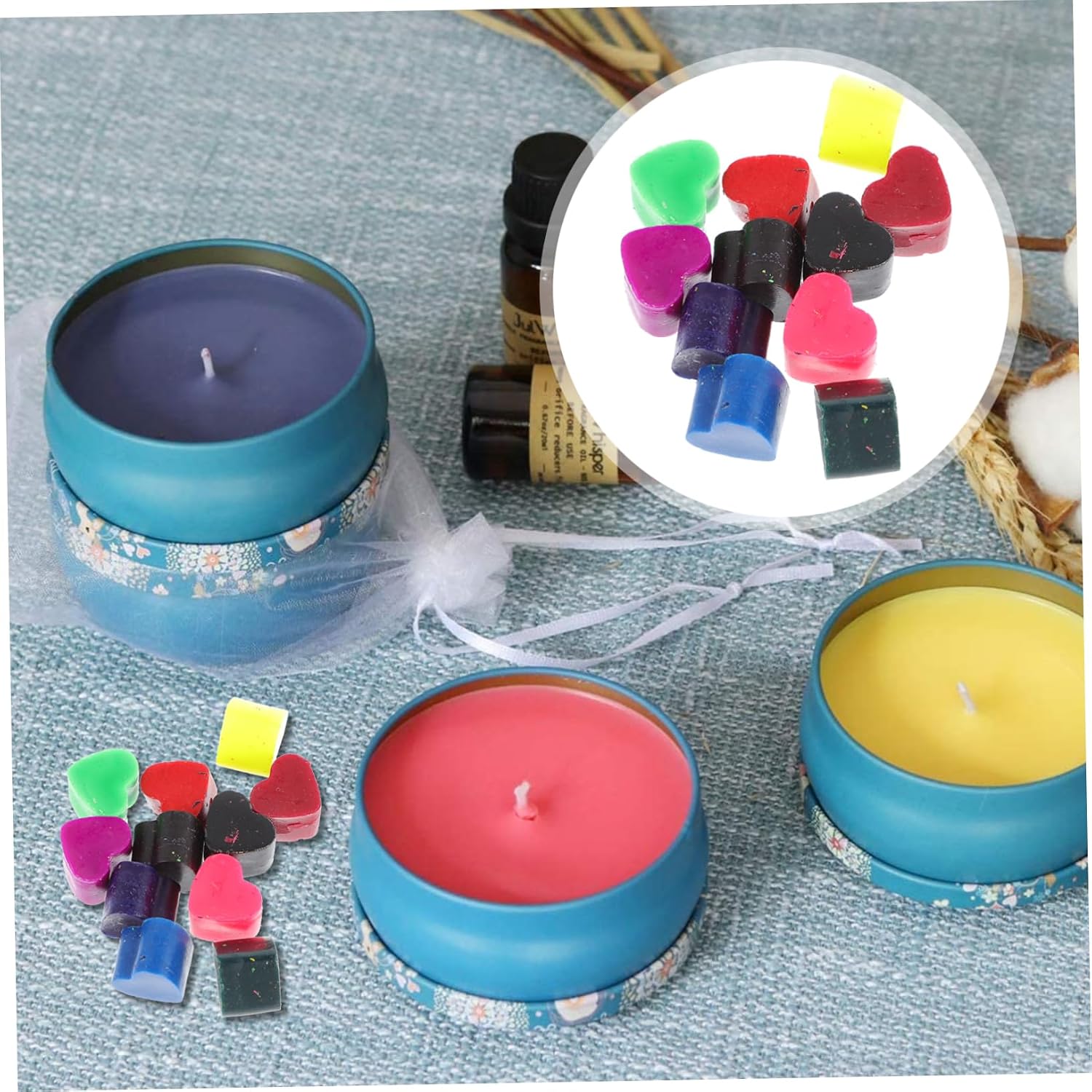 Candle Dye Chips for DIY Candle Making 11Pcs Wax Color Kit