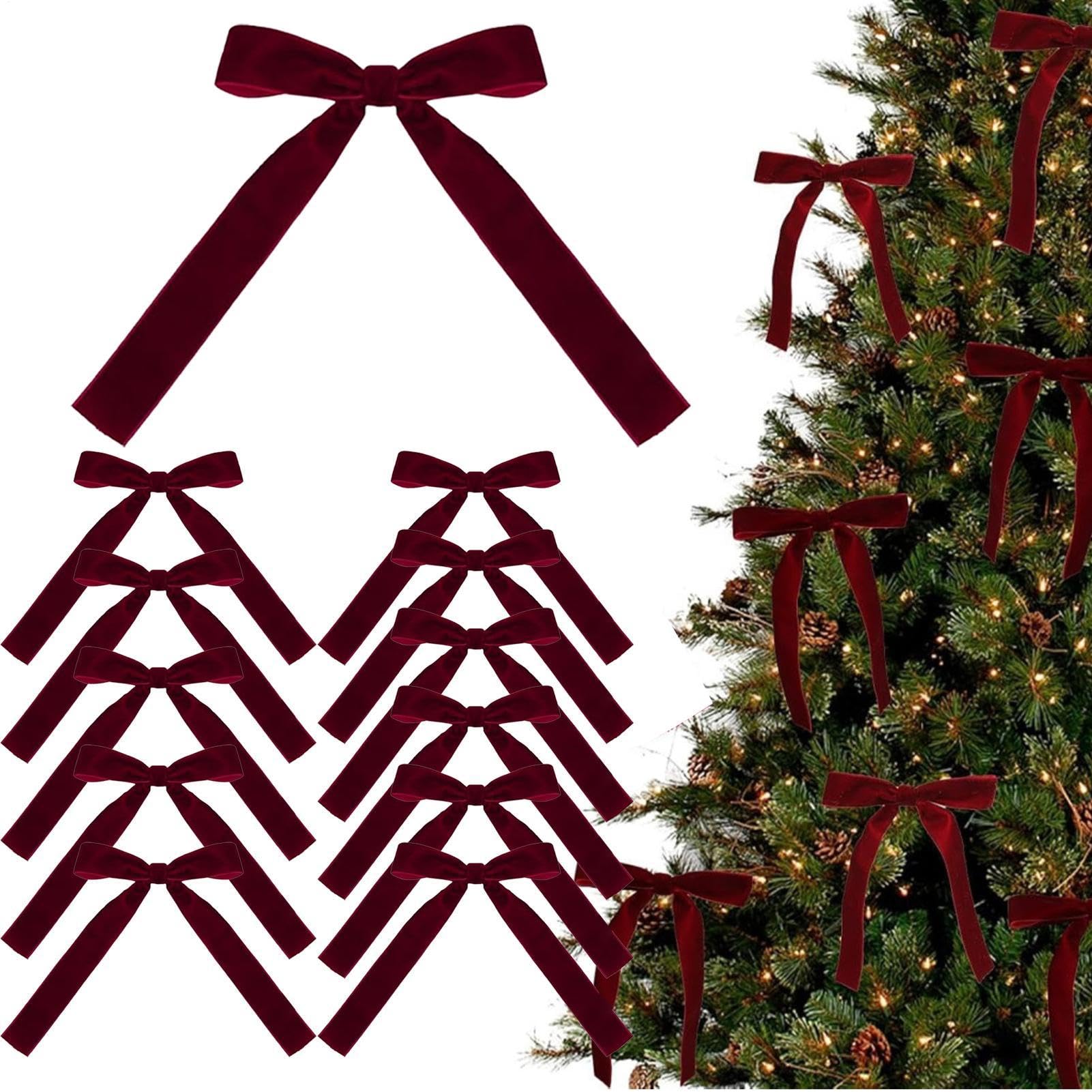 Copribase Albero Velluto 90 Cm Fiocchi Neve Ricamati Rosso Gonna Per Albero Di Natale In Velluto Rosso, Ricamata Con Fiocchi Di Neve, Diametro 90 Cm Gonna Albero Di Natale Velluto