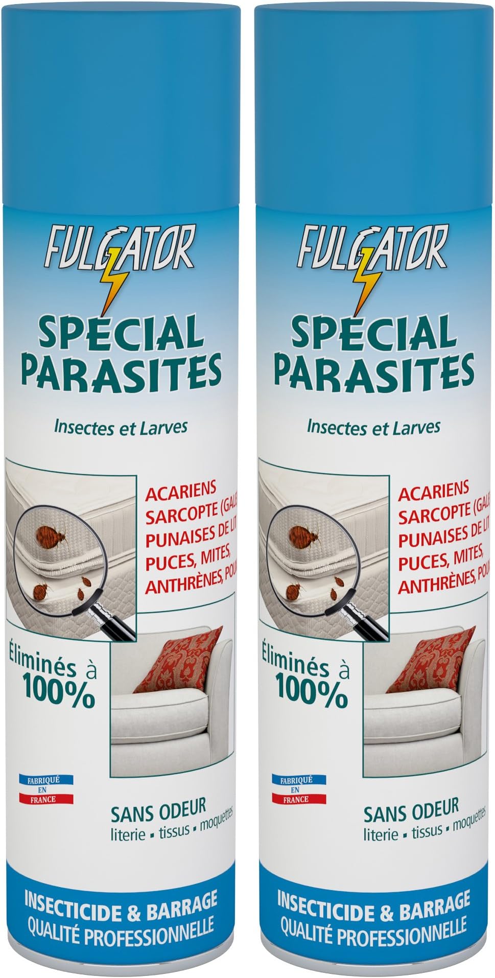 Fulgator โ Parasites โ Odour Free โ 400 ml โ Pack of 2