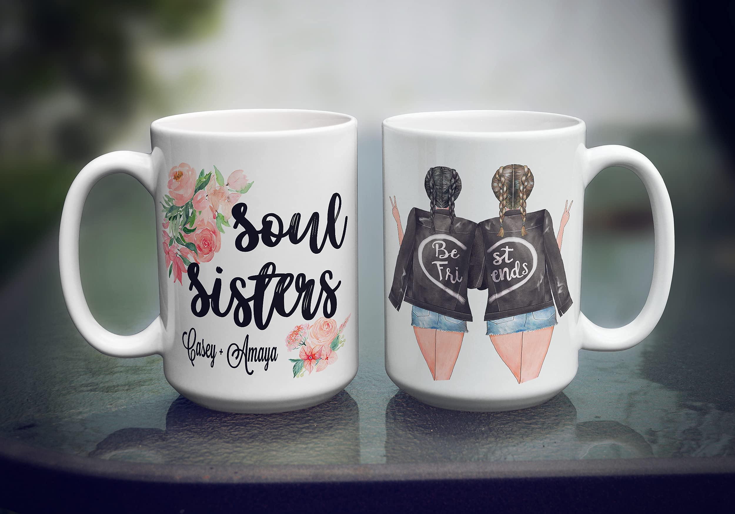 Buy Personalized Sisters Coffee Mug - Meaningful Gift For Best Friend  Moving Away Long Distance Women Teen Girl Friend Personalized Custom  Friendship Birthday Gift Sister Mug Online At Desertcartpapua New Guinea